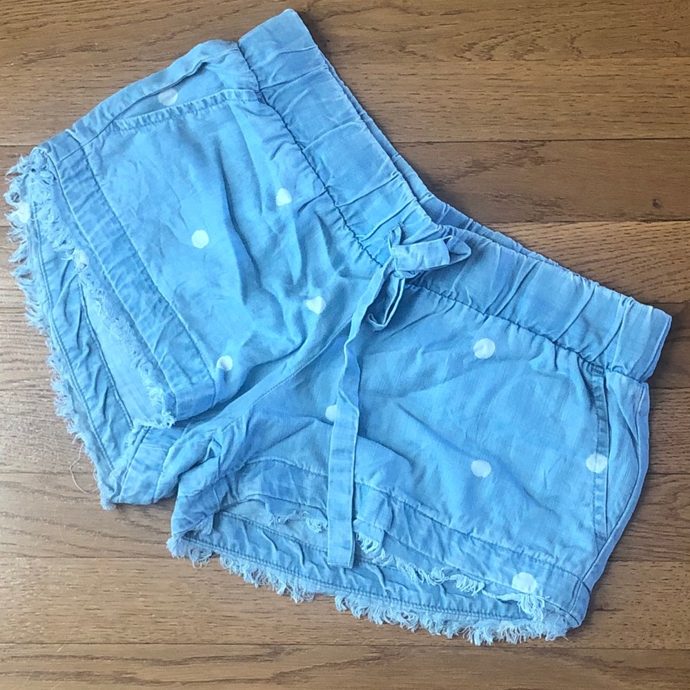 Bella Dahl Denim Cutoff PolkaDot Shorts